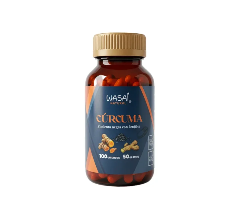 Cúrcuma c/ Pimienta Negra y Jengibre en Cápsulas