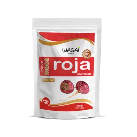 Harina Maca roja gelatinizada bolsa doypack de 250g