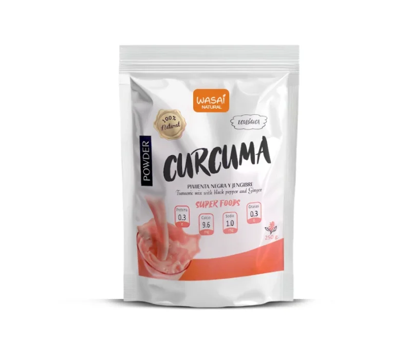 Harina de Cúrcuma c/ Pimienta Negra y Jengibre  250gr