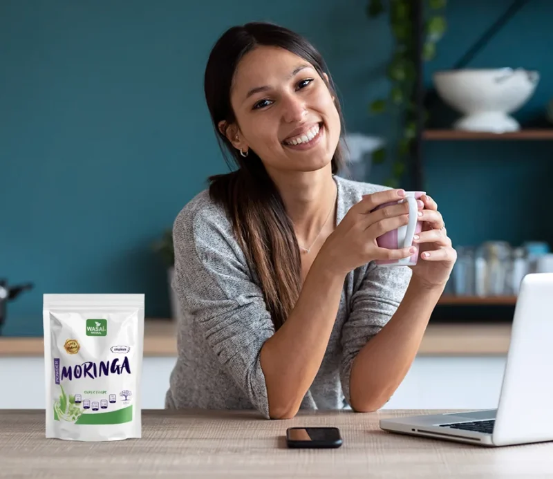 Harina de Moringa bolsa doypack de 220g - Imagen 2