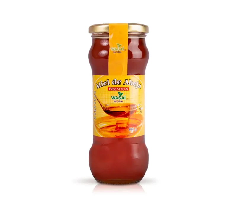 Miel de abeja premium de Oxapampa frasco de vidrio de 500g