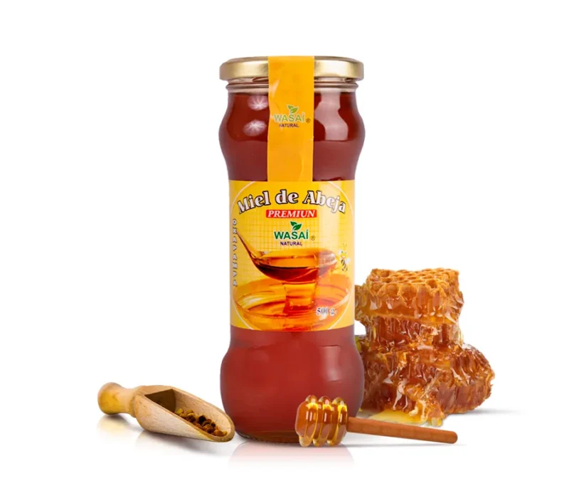 Miel de abeja premium de Oxapampa frasco de vidrio de 500g - Imagen 3