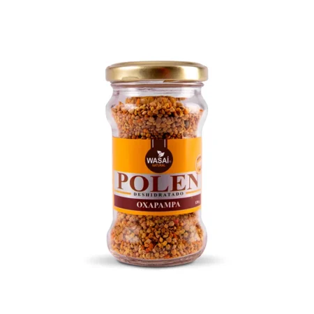 Polen deshidratado de Oxapampa frasco de vidrio de 120gr