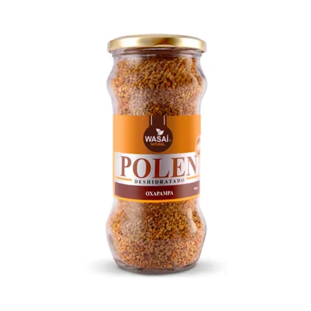Polen deshidratado de Oxapampa frasco de vidrio de 200gr