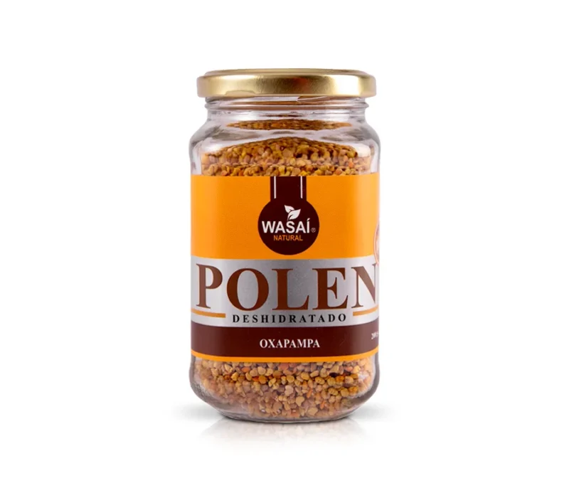 Polen deshidratado de Oxapampa frasco de vidrio de 400gr