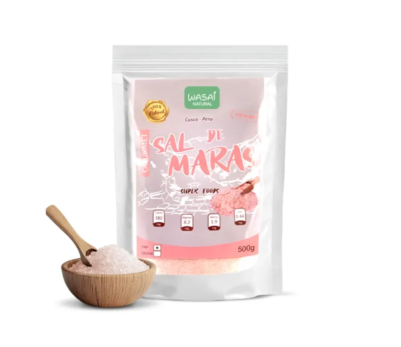 Sal de maras fina bolsa de 500g - Imagen 2