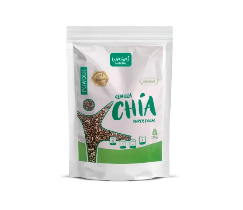 Semillas de chía con omega 3 bolsa de 250gr