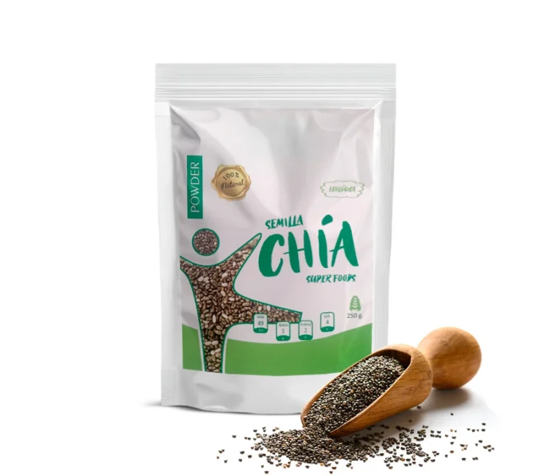 Semillas de chía con omega 3 bolsa de 250gr - Imagen 3