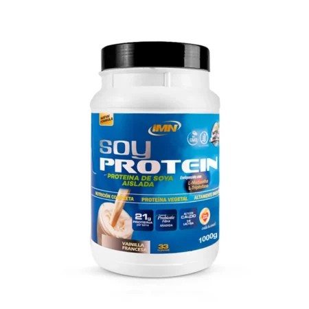 Soy Protein frasco de 1kg vainilla francesa