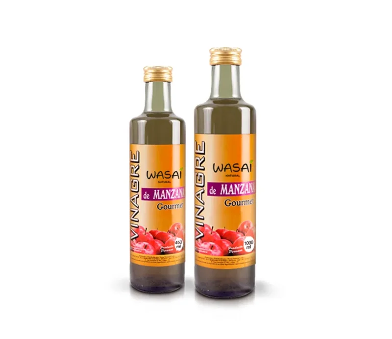 Vinagre de manzana gourmet pack 1lt + 450ml