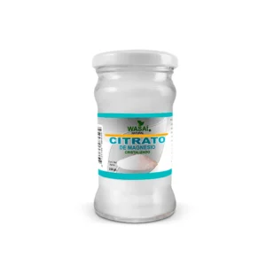 Citrato de Magnesio 100% Puro frasco de vidrio 150gr