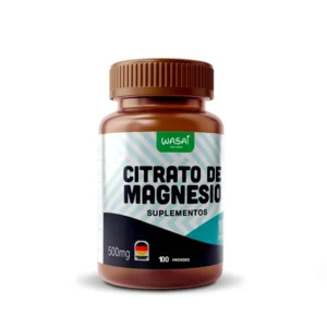 Citrato de Magnesio Cápsulas 500mg 100u