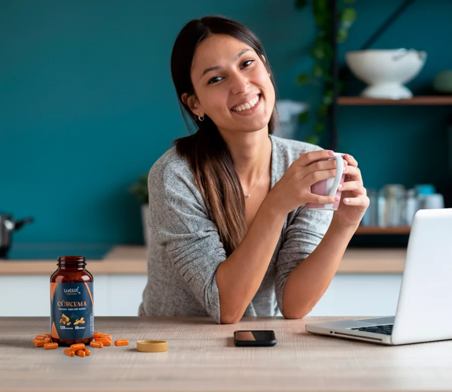 Cúrcuma c/ Pimienta Negra y Jengibre en Cápsulas 100u - Imagen 3